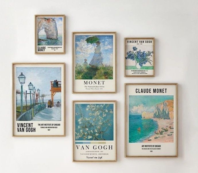 Van Gogh & Monet Wall Set