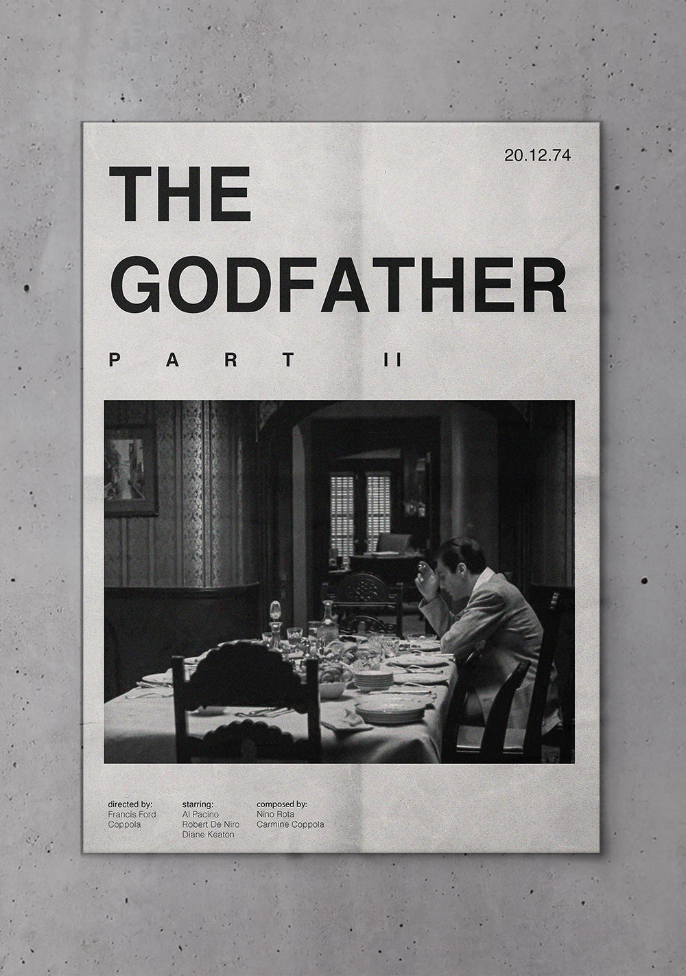 The Godfather – Classic Minimalist Poster