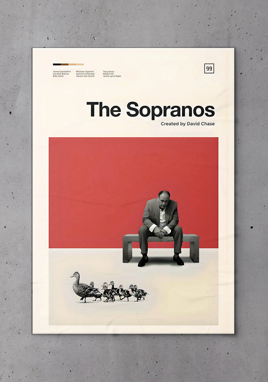 The Sopranos Poster – Minimal Art Print