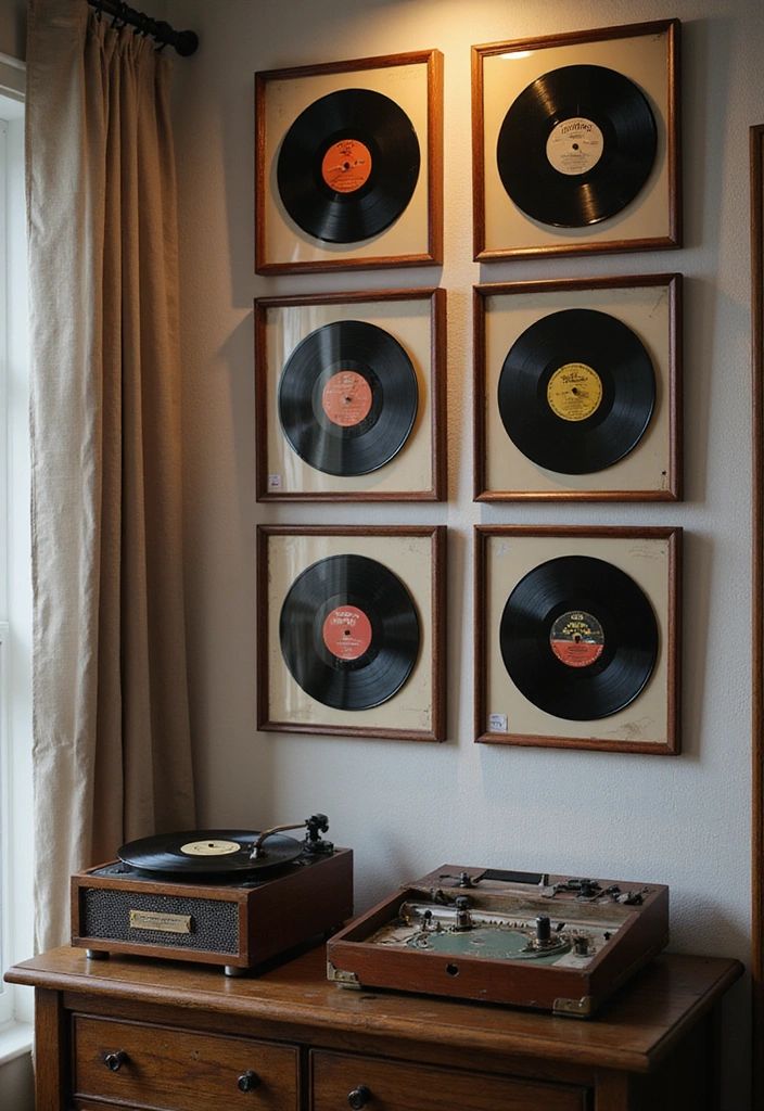 Vinyl Record Wall Set