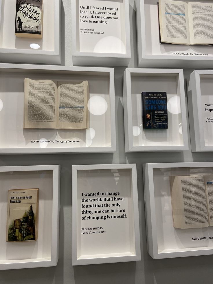Literary Wall Art Set