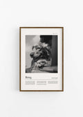 Black & White Pet Portrait Frame